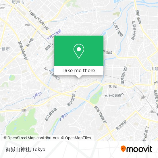 御嶽山神社 map