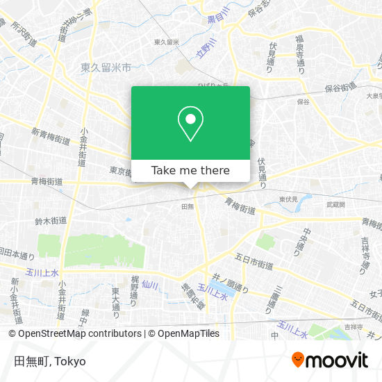 田無町 map