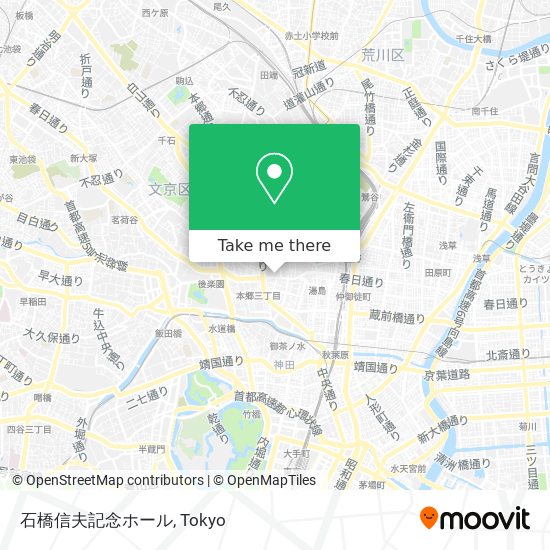 石橋信夫記念ホール map