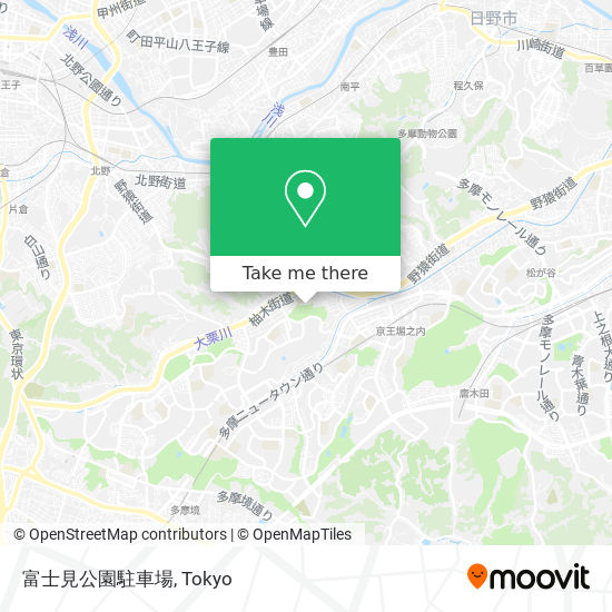 富士見公園駐車場 map