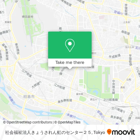 社会福祉法人きょうされん虹のセンター２５ map