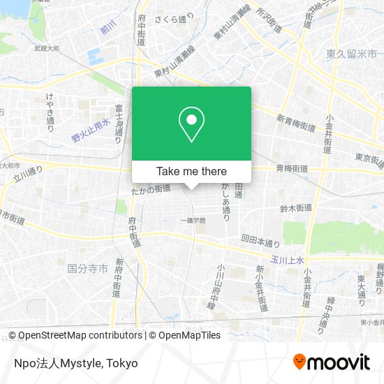 Npo法人Mystyle map