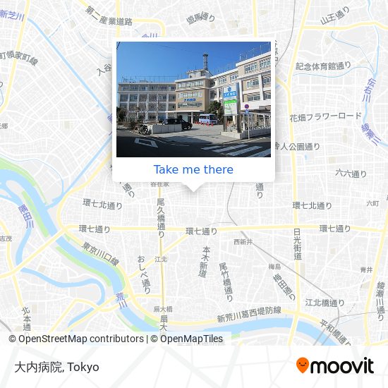 大内病院 map