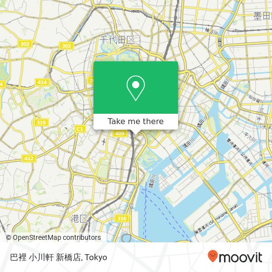 巴裡 小川軒 新橋店 map