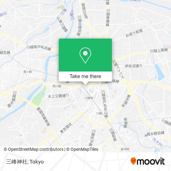 三峰神社 map