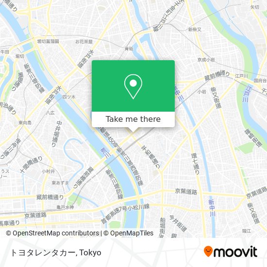 トヨタレンタカー map