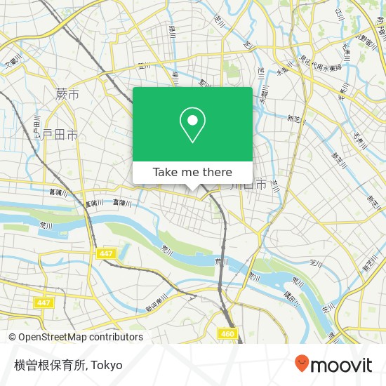 横曽根保育所 map