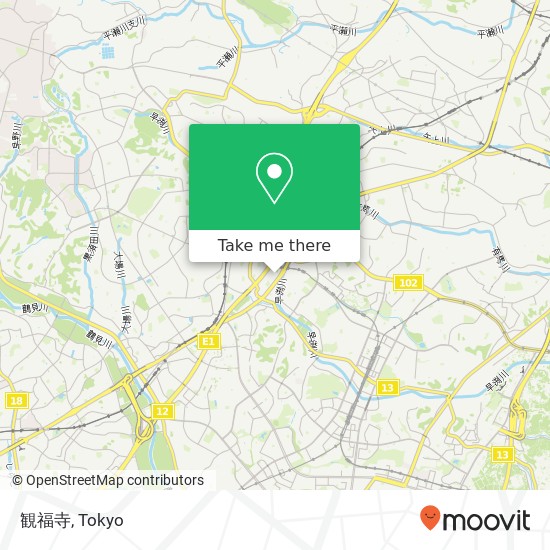 観福寺 map