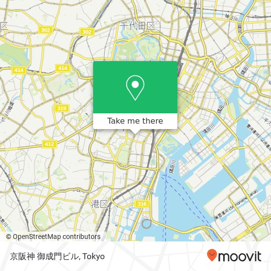京阪神 御成門ビル map