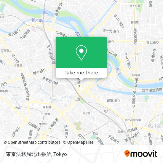 東京法務局北出張所 map