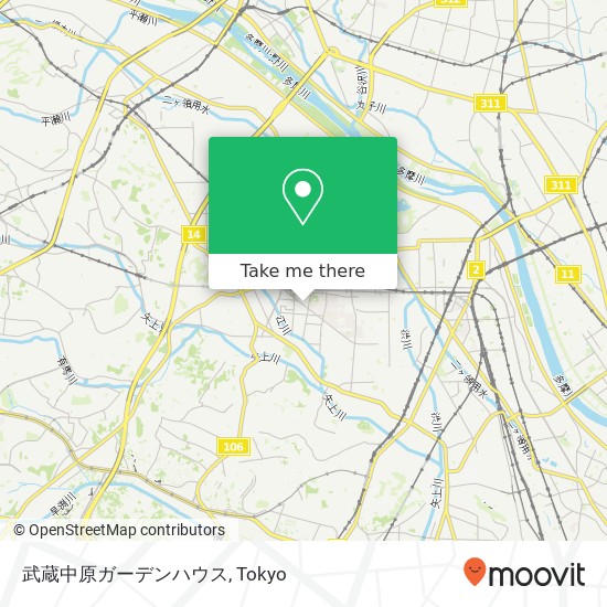 武蔵中原ガーデンハウス map