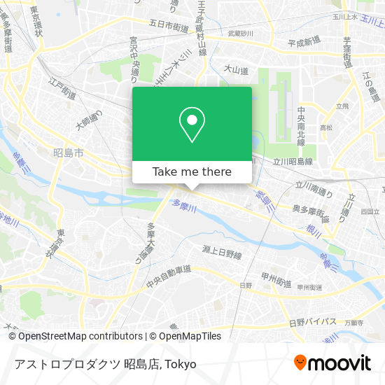 アストロプロダクツ 昭島店 map