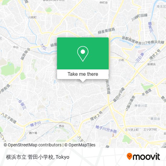 横浜市立 菅田小学校 map