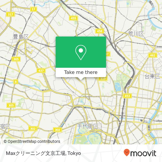 Maxクリーニング文京工場 map
