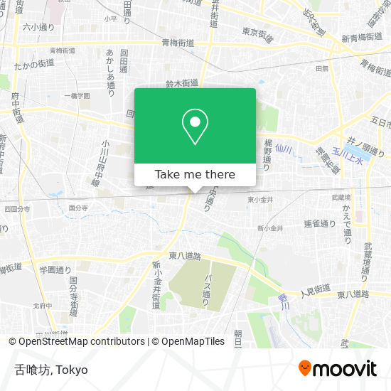 舌喰坊 map