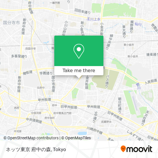 ネッツ東京 府中の森 map