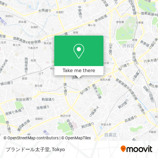 プランドール太子堂 map