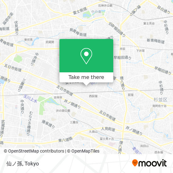 仙ノ孫 map