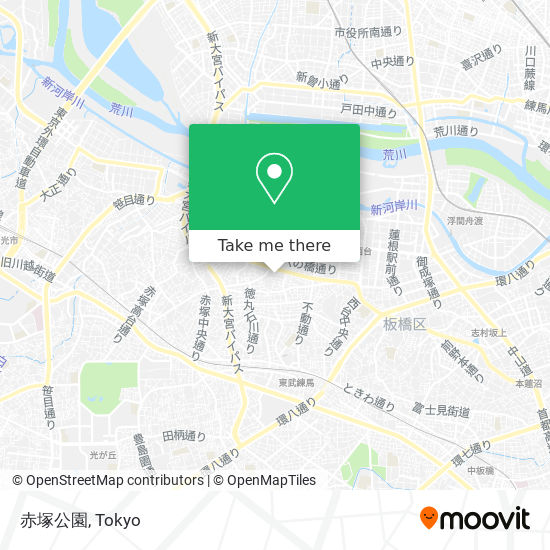 赤塚公園 map