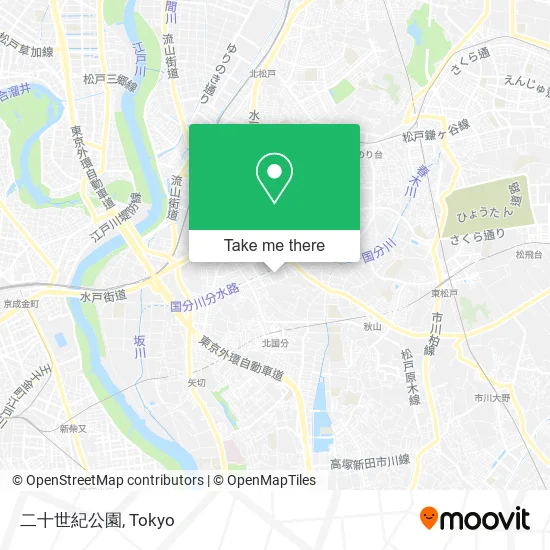 二十世紀公園 map
