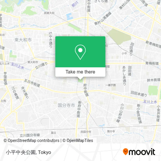 小平中央公園 map