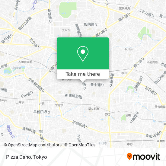 Pizza Dano map