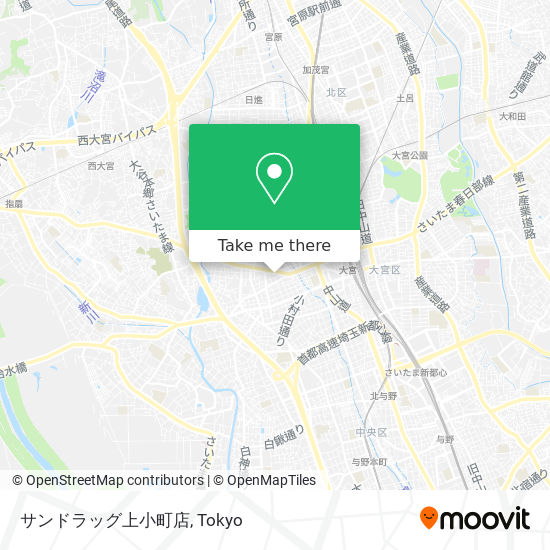 サンドラッグ上小町店 map