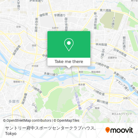 サントリー府中スポーツセンタークラブハウス map