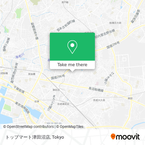 トップマート津田沼店 map