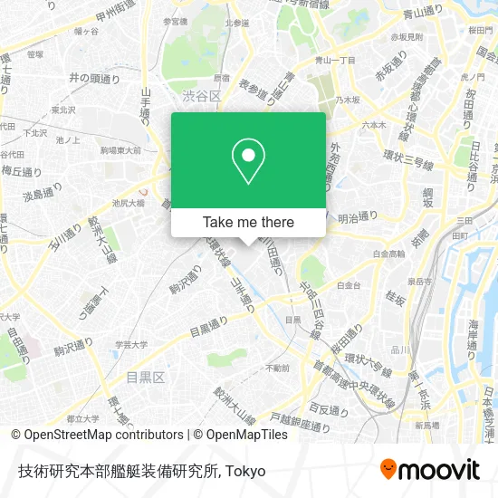 技術研究本部艦艇装備研究所 map