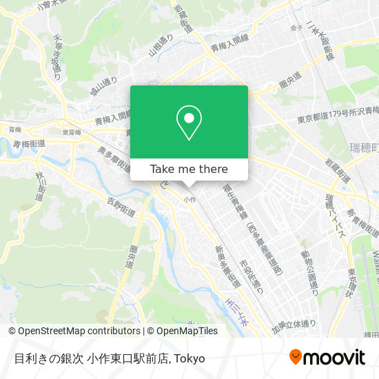 目利きの銀次 小作東口駅前店 map