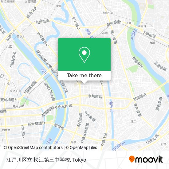 江戸川区立 松江第三中学校 map