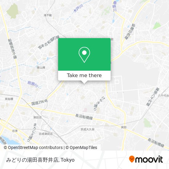 みどりの湯田喜野井店 map