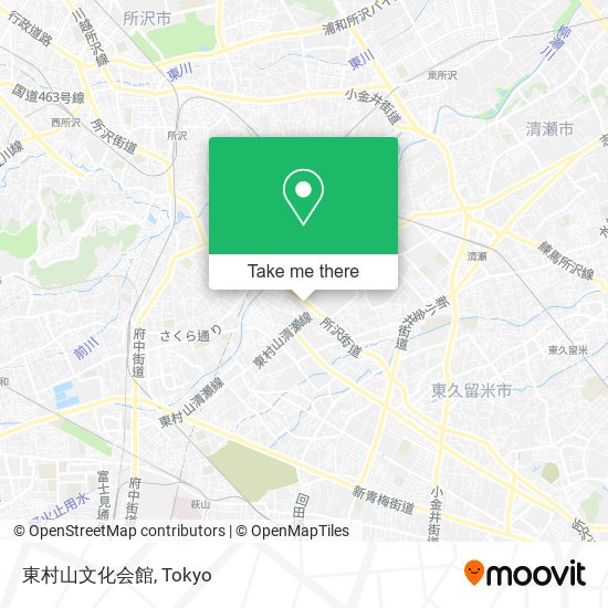 東村山文化会館 map
