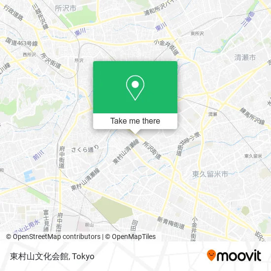 東村山文化会館 map