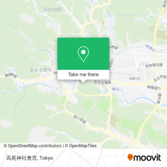 高尾神社奥宮 map