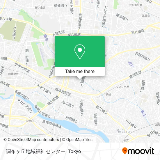 調布ヶ丘地域福祉センター map