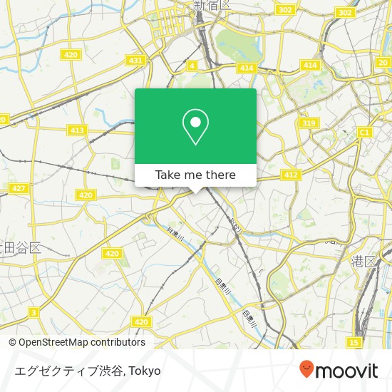 エグゼクティブ渋谷 map