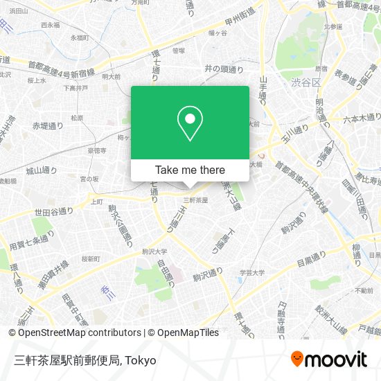 How To Get To 三軒茶屋駅前郵便局 In 世田谷区 By Bus Moovit