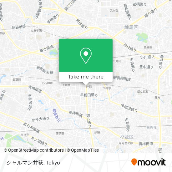 シャルマン井荻 map