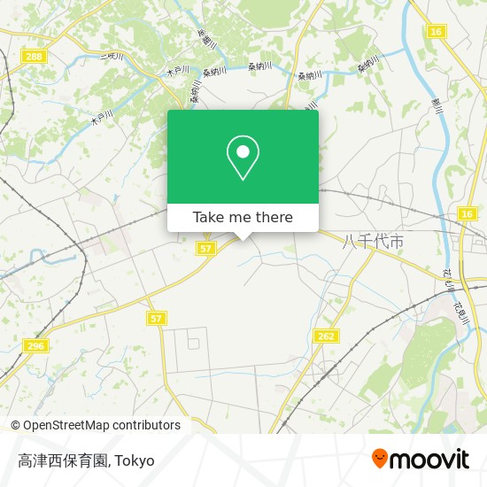 高津西保育園 map
