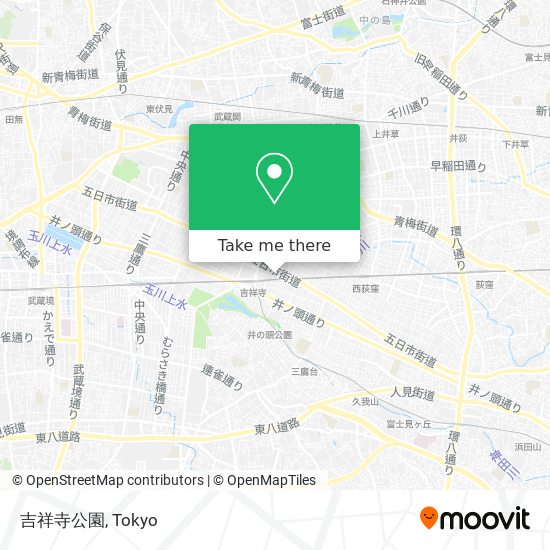 吉祥寺公園 map