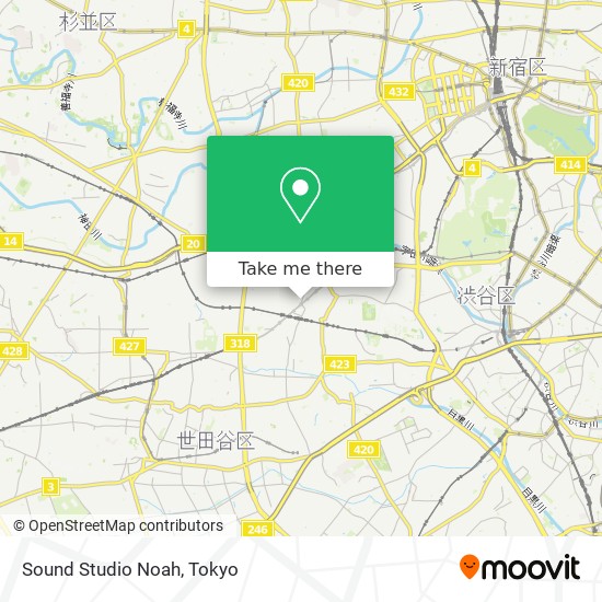 Sound Studio Noah map