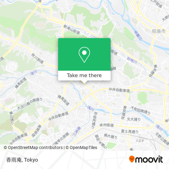 香雨庵 map
