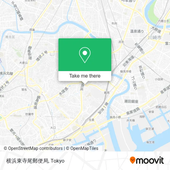 横浜東寺尾郵便局 map