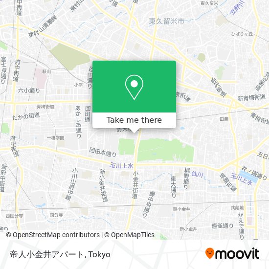 帝人小金井アパート map