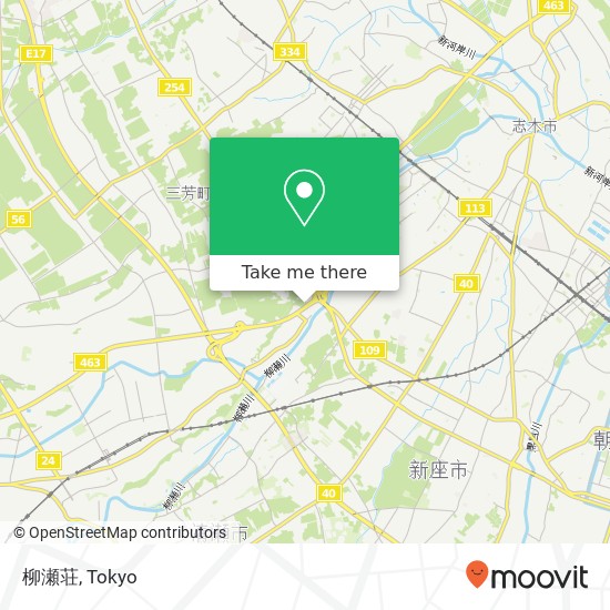 柳瀬荘 map