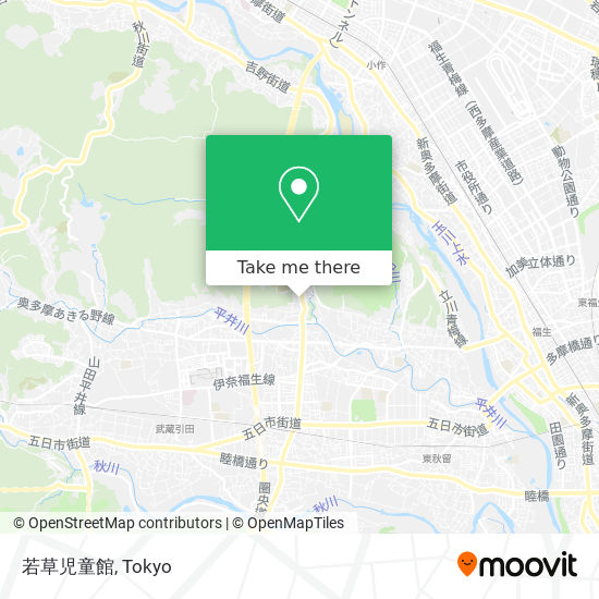 若草児童館 map