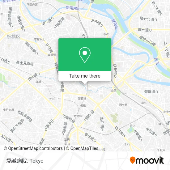 愛誠病院 map