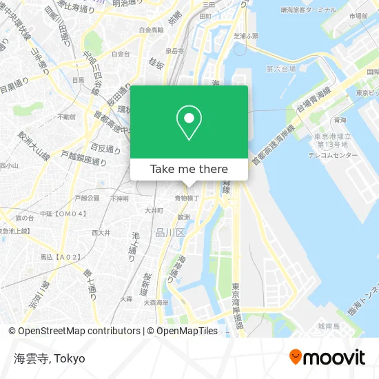 海雲寺 map
